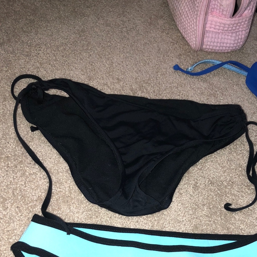 black target bikini bottoms